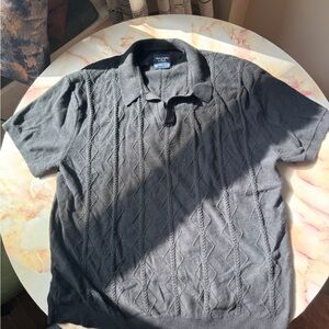 Men's Abercrombie black Polo Shirt